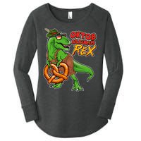 Oktob-Asaurus Rex Women's Perfect Tri Tunic Long Sleeve Shirt