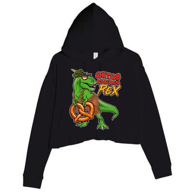 Oktob-Asaurus Rex Crop Fleece Hoodie