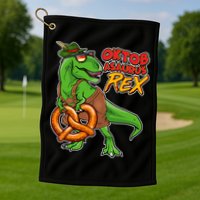 Oktob-Asaurus Rex Golf Towel