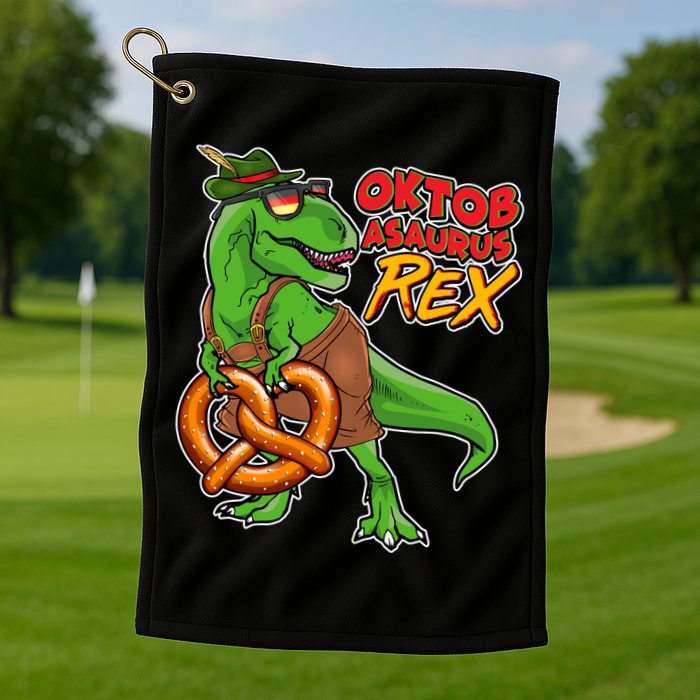 Oktob-Asaurus Rex Golf Towel