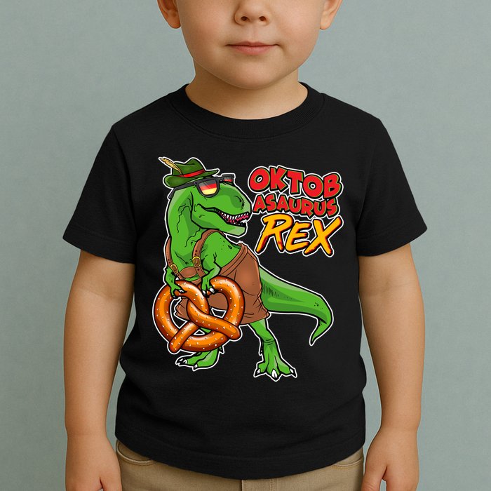 Oktob-Asaurus Rex Toddler T-Shirt
