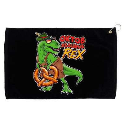 Oktob-Asaurus Rex Grommeted Golf Towel