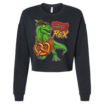 Oktob-Asaurus Rex Cropped Pullover Crew