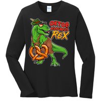 Oktob-Asaurus Rex Ladies Long Sleeve Shirt