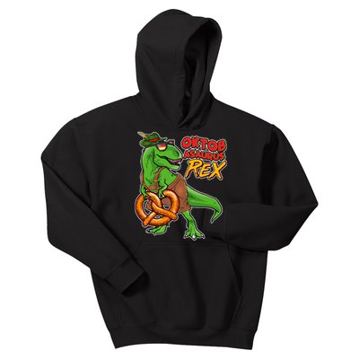 Oktob-Asaurus Rex Kids Hoodie