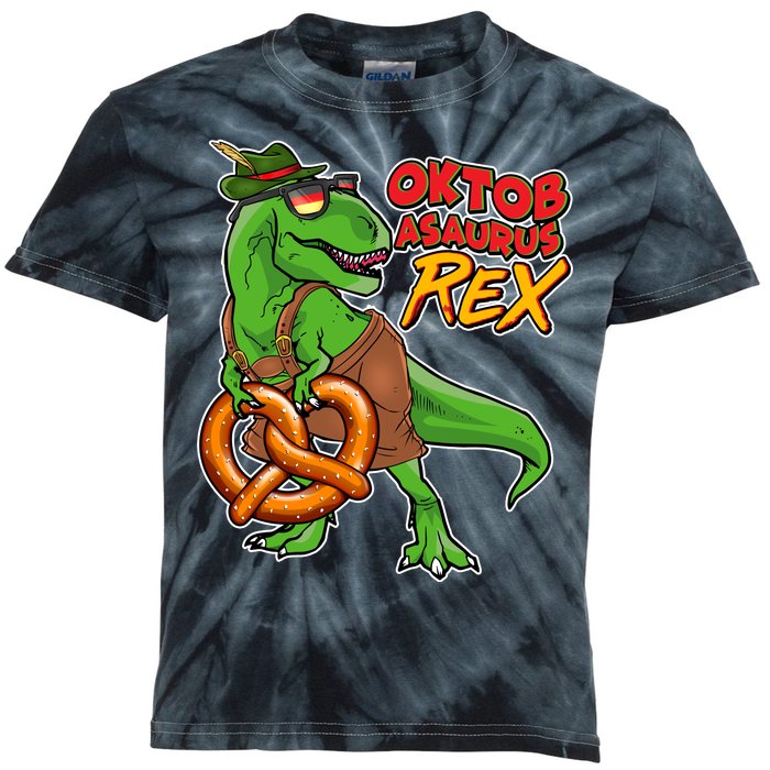 Oktob-Asaurus Rex Kids Tie-Dye T-Shirt