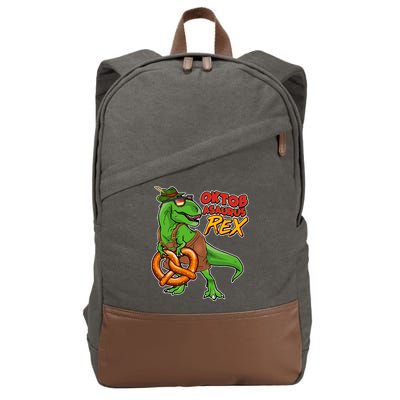 Oktob-Asaurus Rex Cotton Canvas Backpack