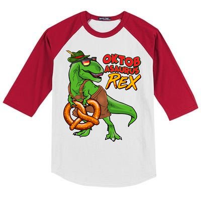 Oktob-Asaurus Rex Kids Colorblock Raglan Jersey