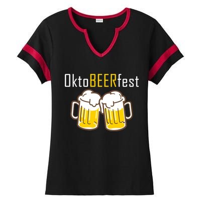 OktoBEERfest Ladies Halftime Notch Neck Tee