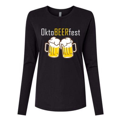 OktoBEERfest Womens Cotton Relaxed Long Sleeve T-Shirt