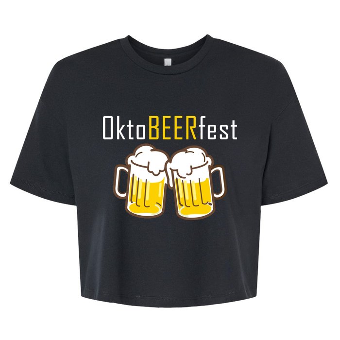 OktoBEERfest Bella+Canvas Jersey Crop Tee