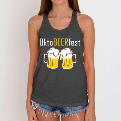 OktoBEERfest Women's Knotted Racerback Tank