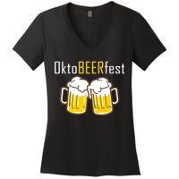 OktoBEERfest Women's V-Neck T-Shirt