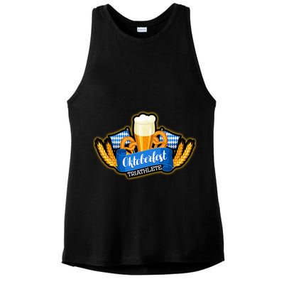 Oktober Fest Triathlete  Ladies PosiCharge Tri-Blend Wicking Tank