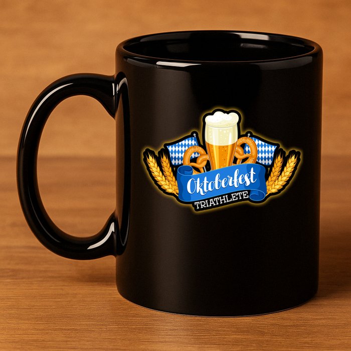 Oktober Fest Triathlete  11oz C Handle Ceramic Mug
