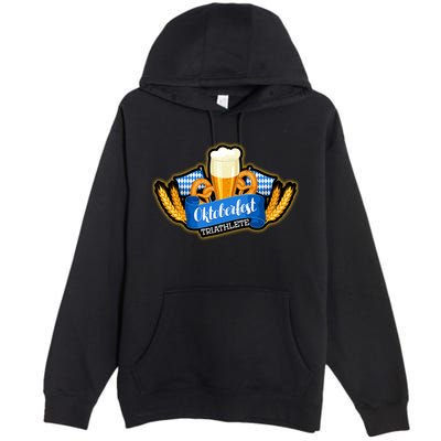 Oktober Fest Triathlete  Premium Pullover Hoodie
