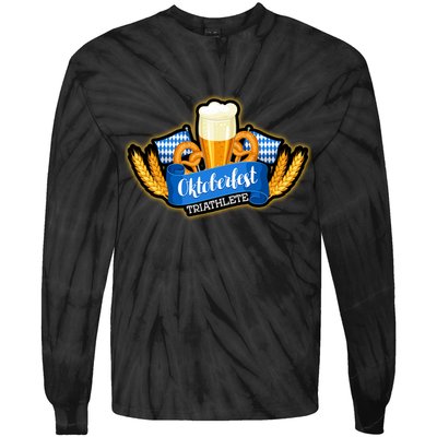 Oktober Fest Triathlete  Tie-Dye Long Sleeve Shirt