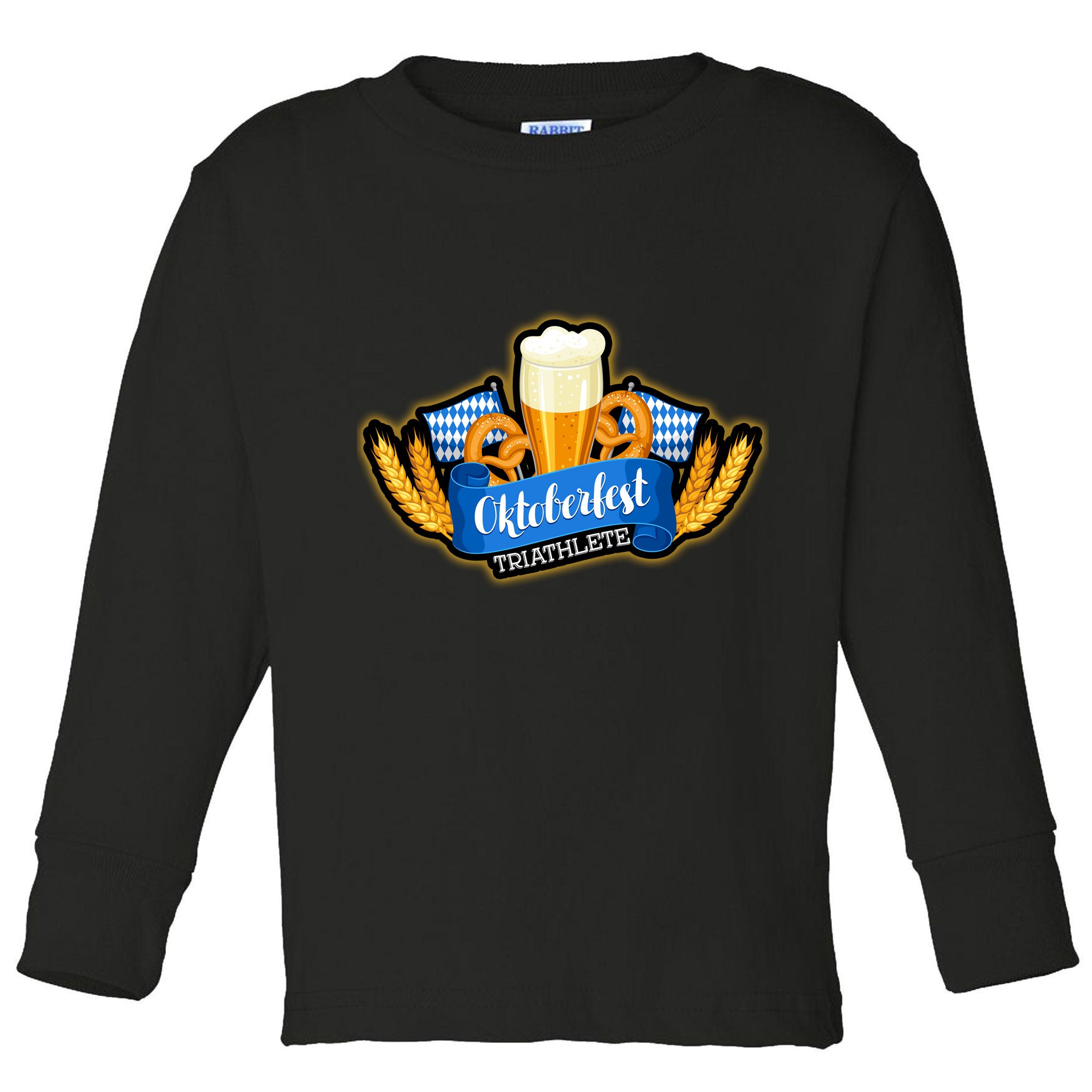 Oktober Fest Triathlete  Toddler Long Sleeve Shirt