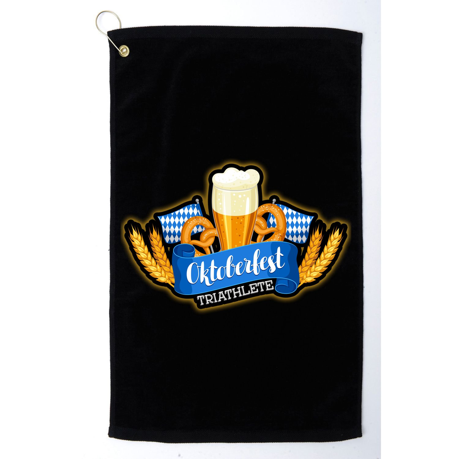 Oktober Fest Triathlete  Golf Towel