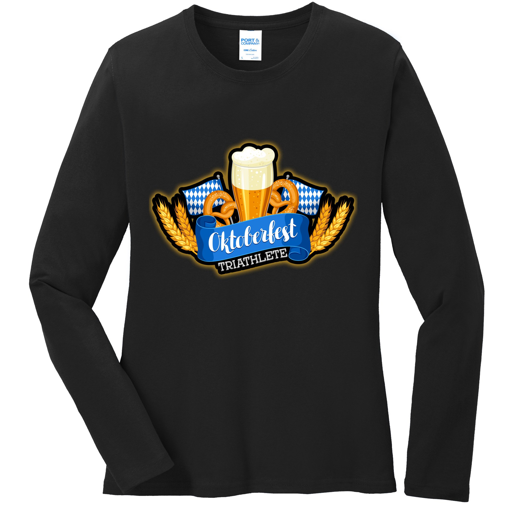 Oktober Fest Triathlete  Ladies Long Sleeve Shirt