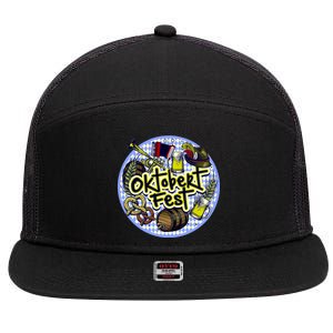 Oktoberfest 7 Panel Mesh Trucker Snapback Hat