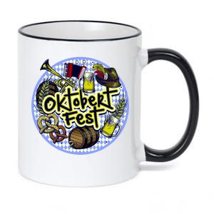 Oktoberfest 11oz Black Color Changing Mug