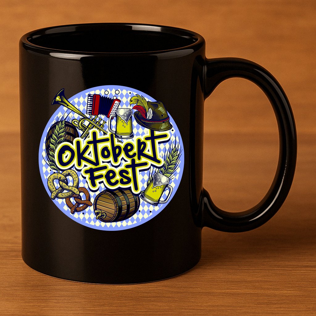 Oktoberfest 11oz C Handle Ceramic Mug
