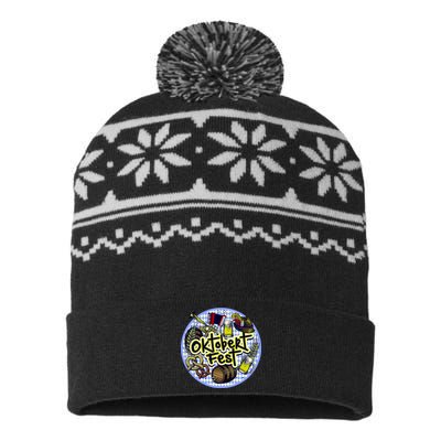 Oktoberfest USA-Made Snowflake Beanie