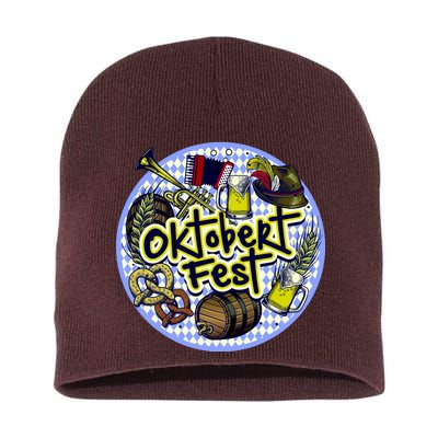 Oktoberfest Short Acrylic Beanie