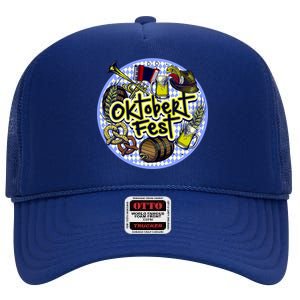 Oktoberfest High Crown Mesh Back Trucker Hat