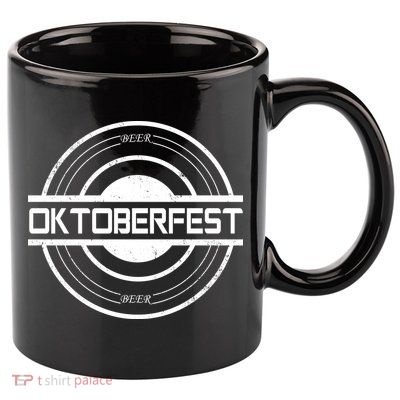 Oktoberfest Beer Emblem 11oz C Handle Ceramic Mug