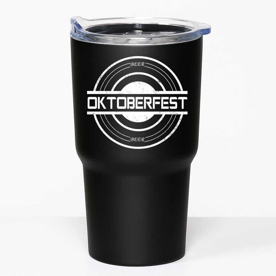 Oktoberfest Beer Emblem Tumbler