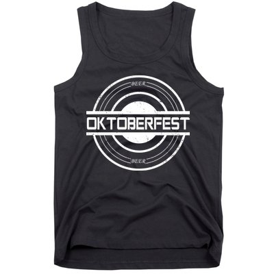 Oktoberfest Beer Emblem Tank Top