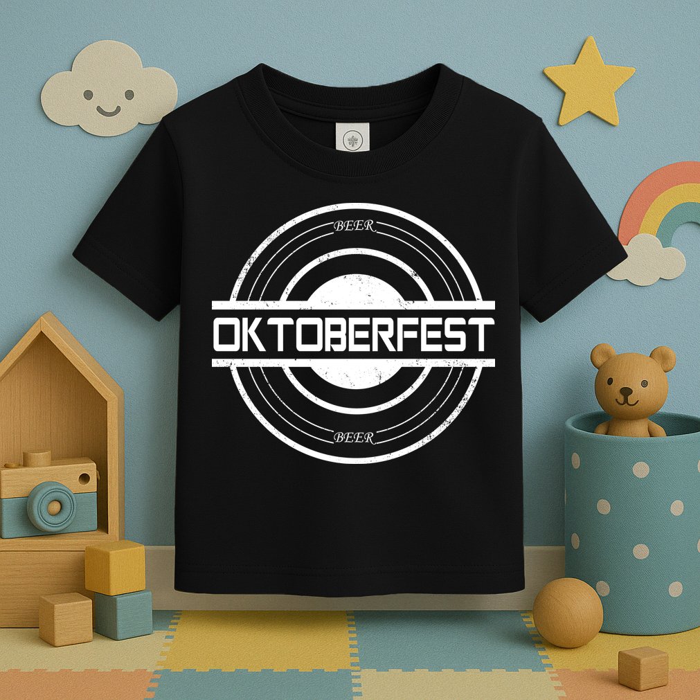 Oktoberfest Beer Emblem Toddler T-Shirt