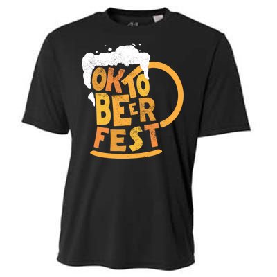 Oktoberfest Beer Fest Logo Cooling Performance Crew T-Shirt