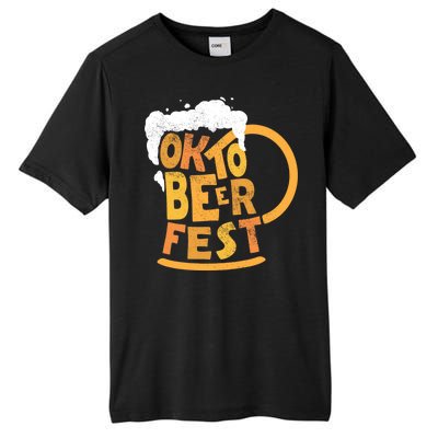 Oktoberfest Beer Fest Logo Tall Fusion ChromaSoft Performance T-Shirt