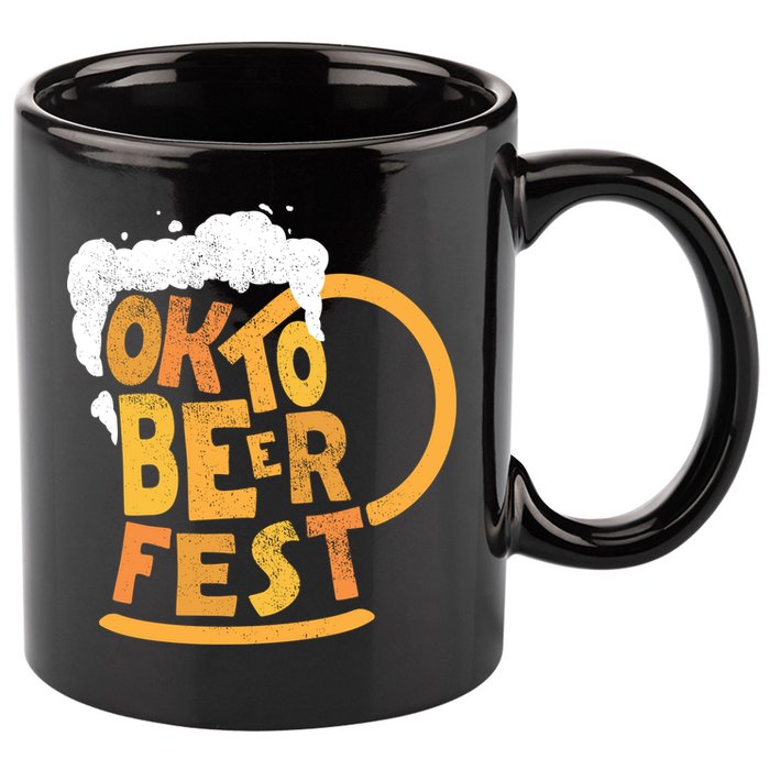Oktoberfest Beer Fest Logo 11oz C Handle Ceramic Mug
