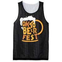 Oktoberfest Beer Fest Logo Mesh Reversible Basketball Jersey Tank