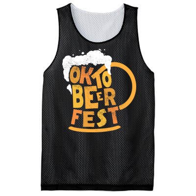 Oktoberfest Beer Fest Logo Mesh Reversible Basketball Jersey Tank