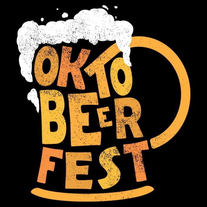 Oktoberfest Beer Fest Logo Cooling Performance Long Sleeve Crew