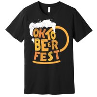 Oktoberfest Beer Fest Logo Premium T-Shirt