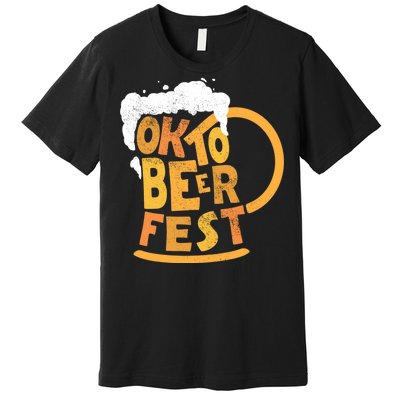 Oktoberfest Beer Fest Logo Premium T-Shirt