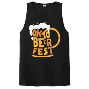 Oktoberfest Beer Fest Logo PosiCharge Competitor Tank