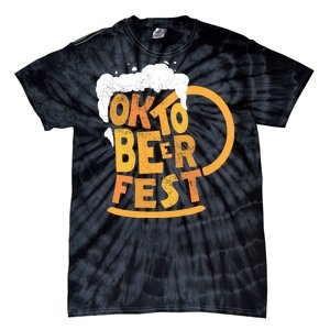 Oktoberfest Beer Fest Logo Tie-Dye T-Shirt