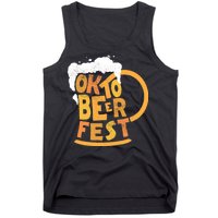 Oktoberfest Beer Fest Logo Tank Top