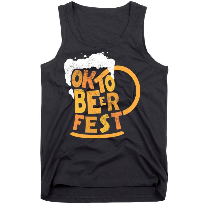 Oktoberfest Beer Fest Logo Tank Top