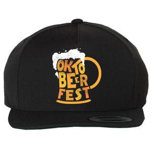 Oktoberfest Beer Fest Logo Wool Snapback Cap