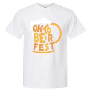 Oktoberfest Beer Fest Logo Garment-Dyed Heavyweight T-Shirt