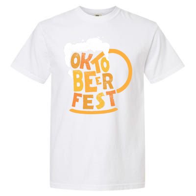 Oktoberfest Beer Fest Logo Garment-Dyed Heavyweight T-Shirt