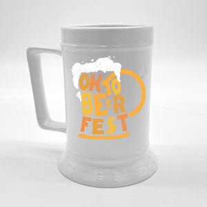 Oktoberfest Beer Fest Logo Beer Stein